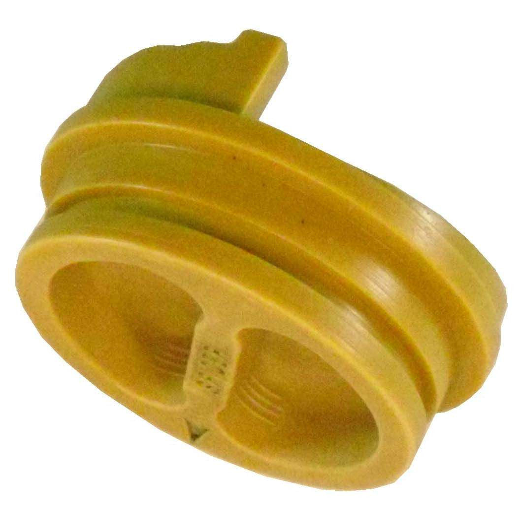 QU40693U Used Yellow GM 1st Design Spicer Plastic Hub Dial, 1972-1978 Torque King 4x4