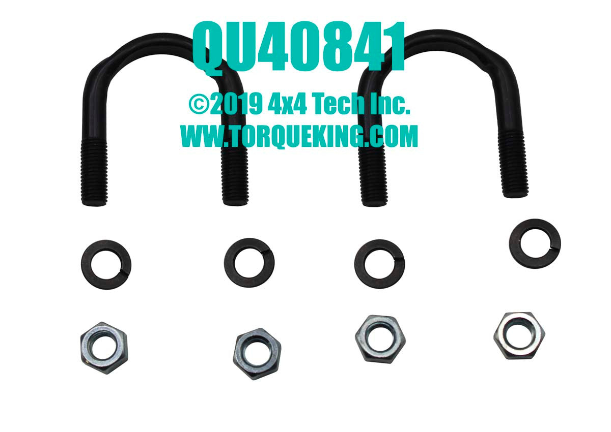 QU40841 Driveshaft U-Bolt Kit for Ford 1330F Driveshaft U-Joints Torque King 4x4