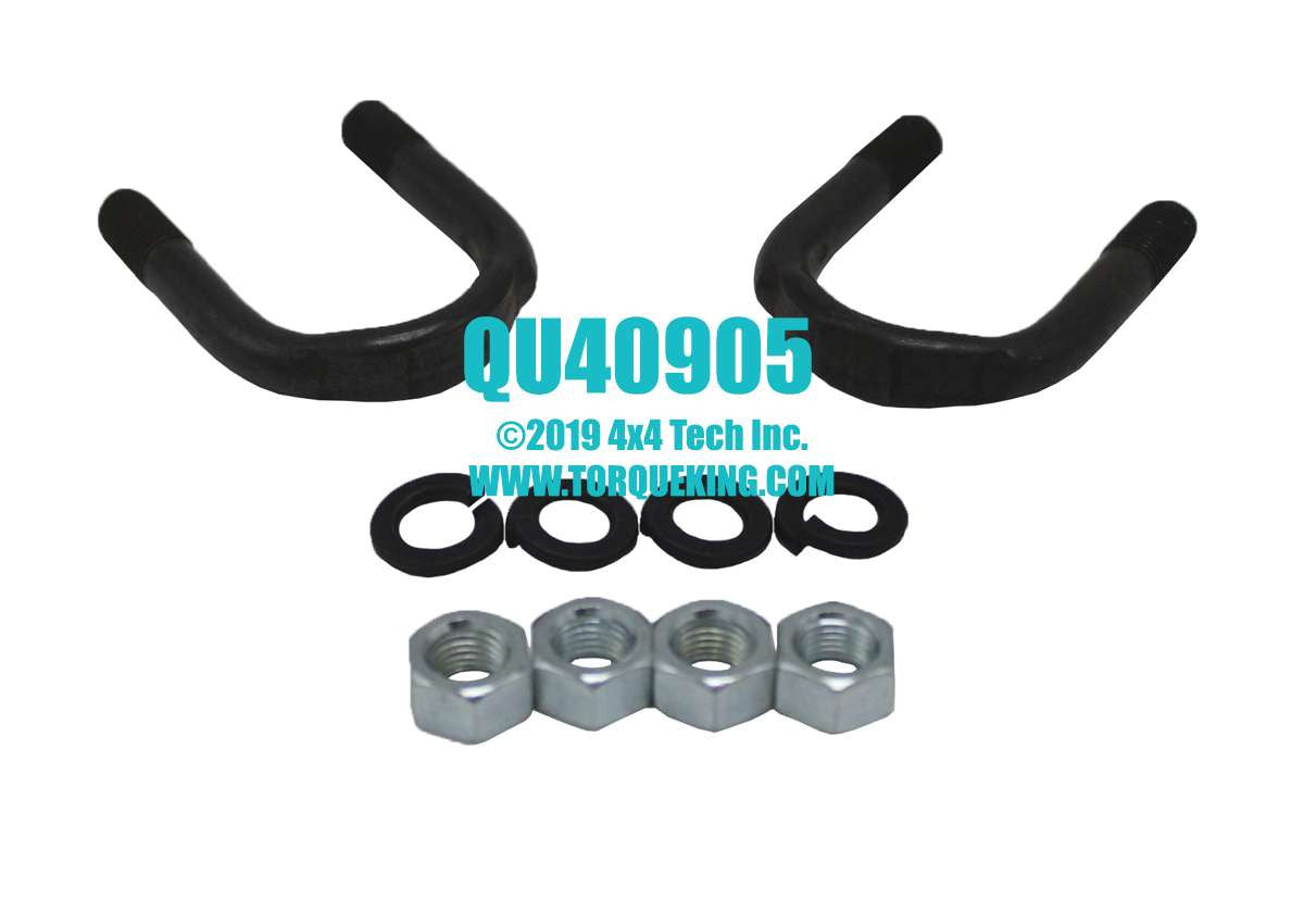 QU40905 Driveshaft U-Bolt Kit for 1350 and 1410 Series U-Joints Torque King 4x4