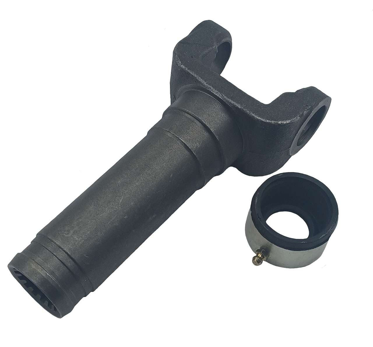 QU41017 1350 16 Spline Slip Yoke for RAM Silver Greaseable Driveshafts Torque King 4x4