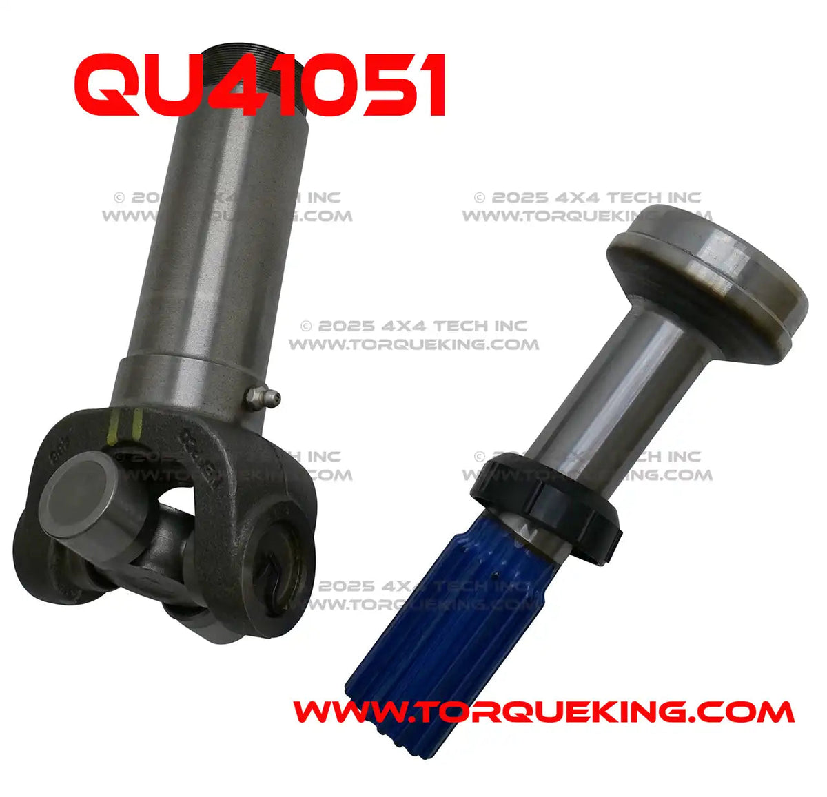 QU41051 Unfinished Non-Greaseable Ford Front CV Shaft Assembly Torque King 4x4