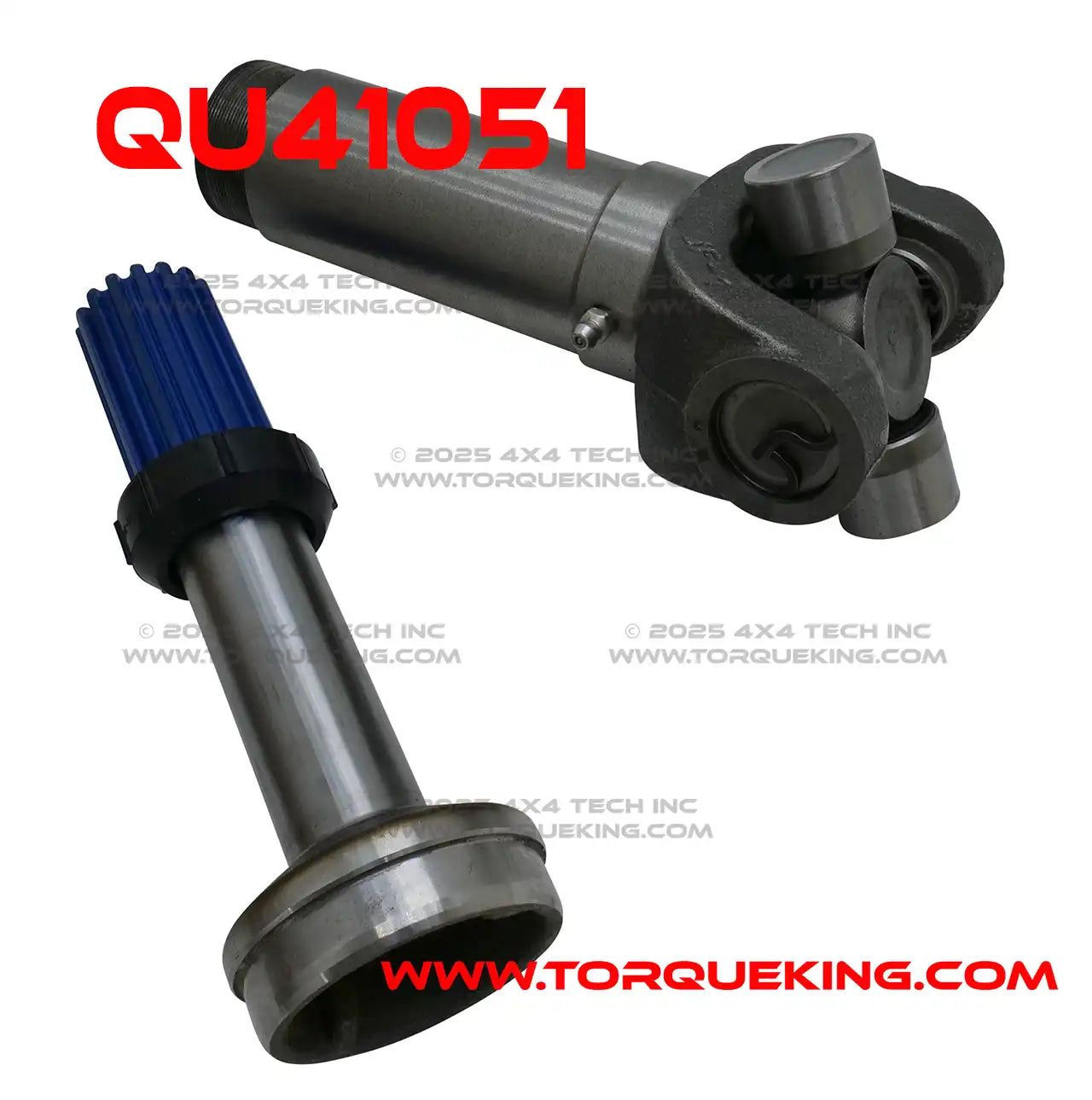 QU41051 Unfinished Non-Greaseable Ford Front CV Shaft Assembly Torque King 4x4