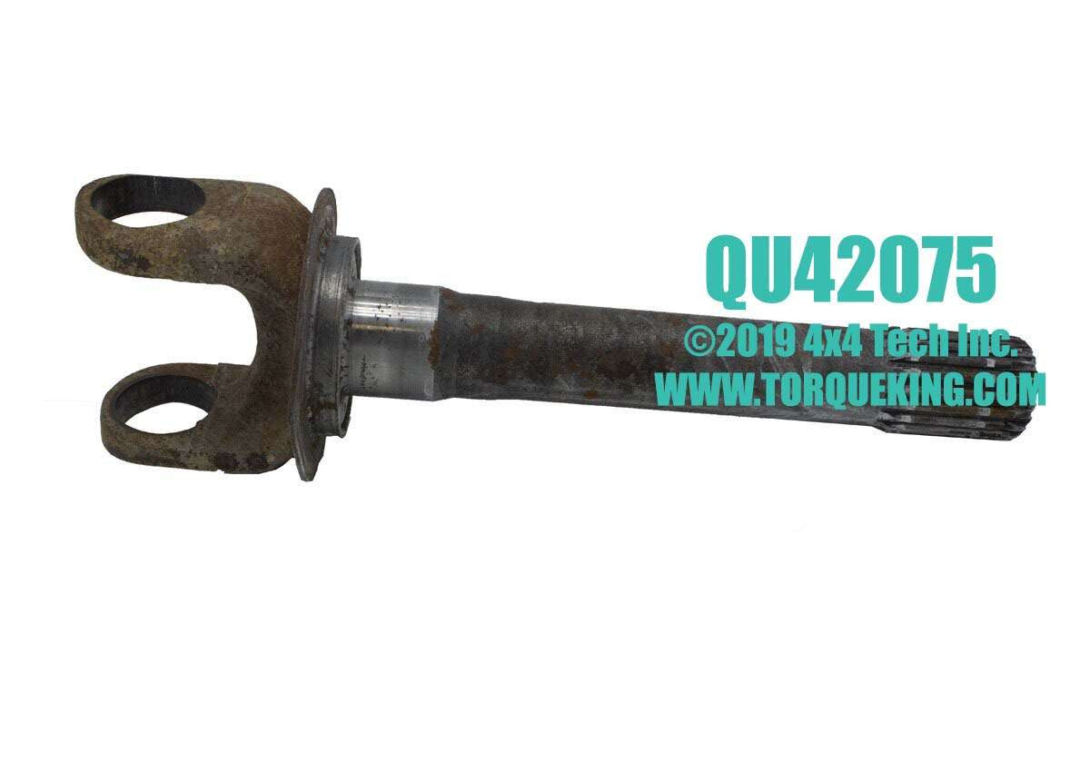 QU42075U Used Outer Axle Shaft for Auto Hubs or Thin Solid Spline Hub Gears Torque King 4x4