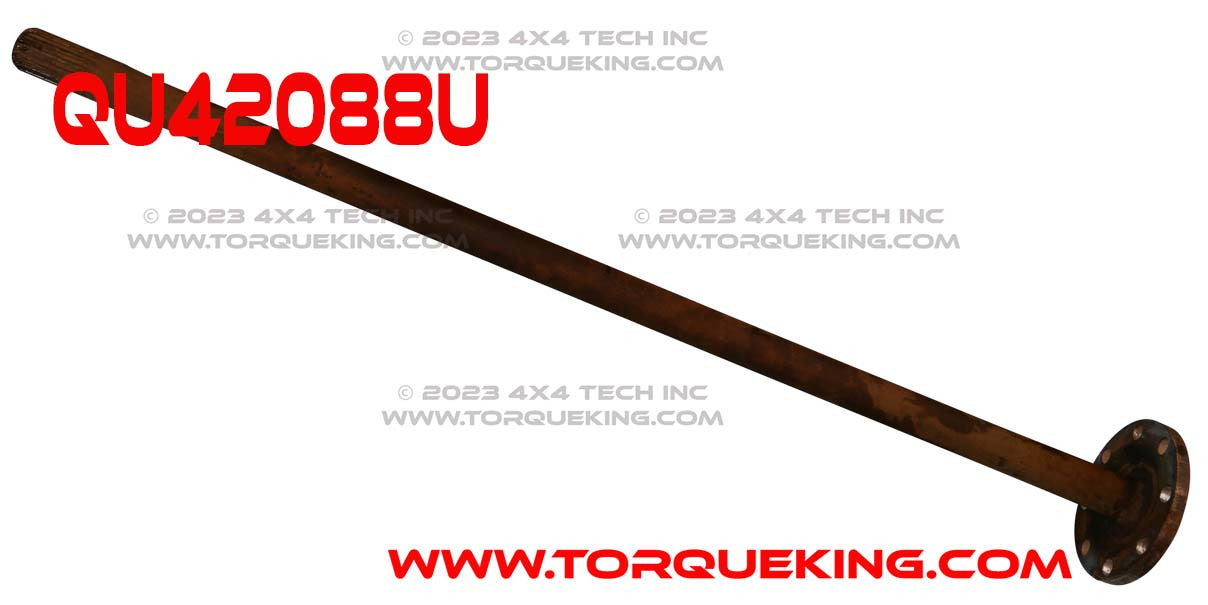 QU42088U Used Dana 60 Full Float Rear Axle Shaft with Tapered Holes, 33-1/4" Torque King 4x4