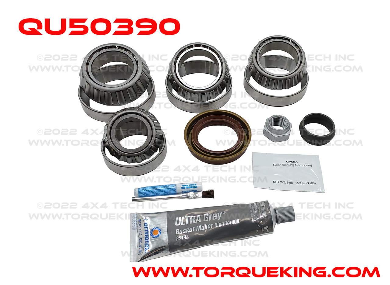 QU50390 Rear Differential Bearing and Seal Kit for 2000-2007 9-1/4" Rear Torque King 4x4