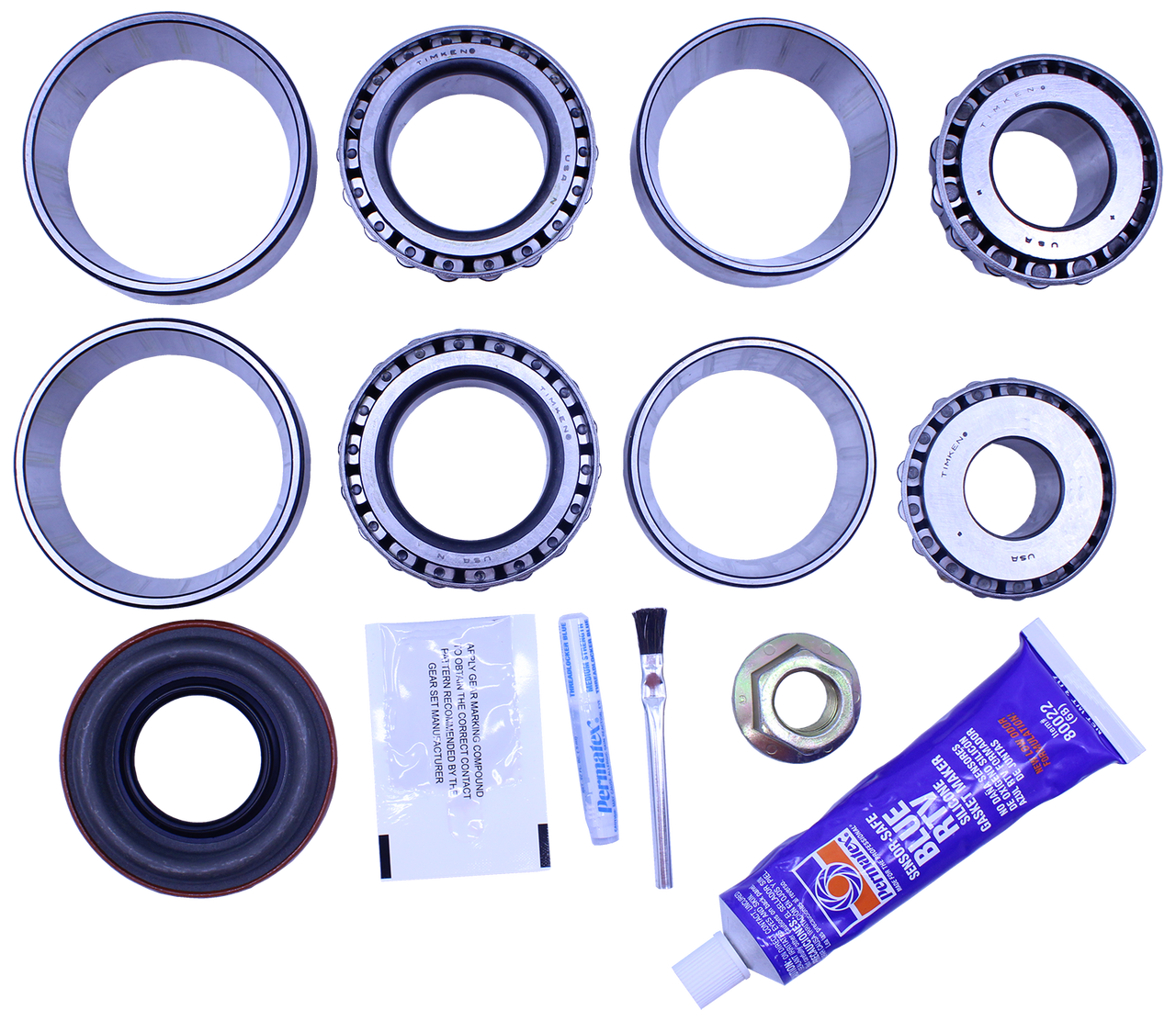 pinion gear seal QU50576 Dana 44 Differential and Bearing and Kit chestrig z regulacją a trusted brand in Color:Transparentschwarz Classic Top Gear Clip
