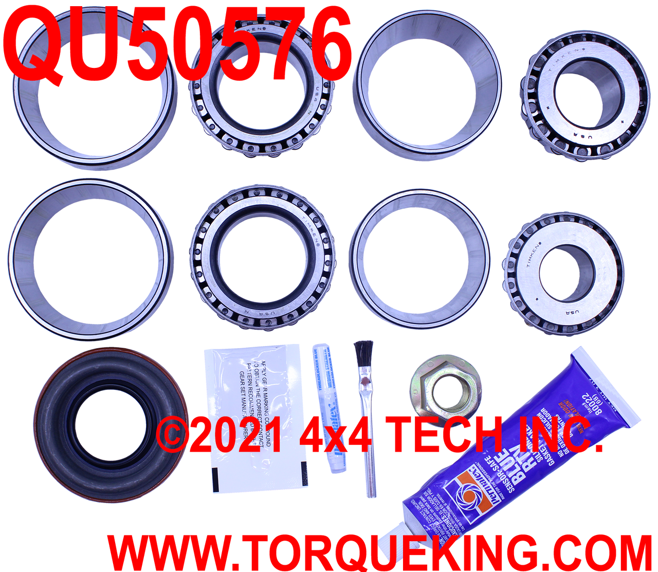 QU50576 Dana 44 Differential and Pinion Bearing and Seal Kit Torque King 4x4