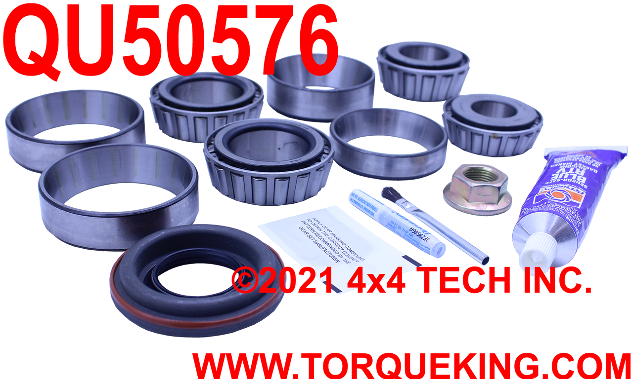 QU50576 Dana 44 Differential and Pinion Bearing and Seal Kit Torque King 4x4