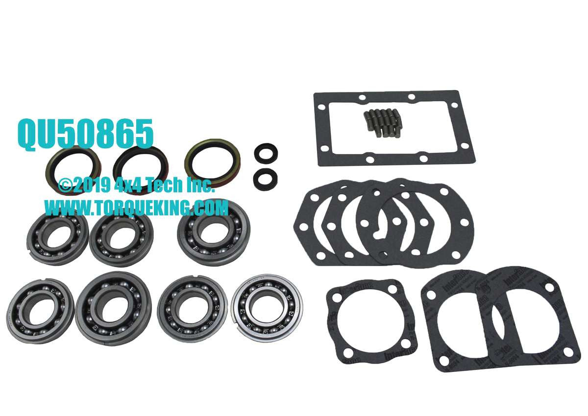 QU50865 Dana 24 Transfer Case Bearing, Seal, and Gasket Kit Torque King 4x4