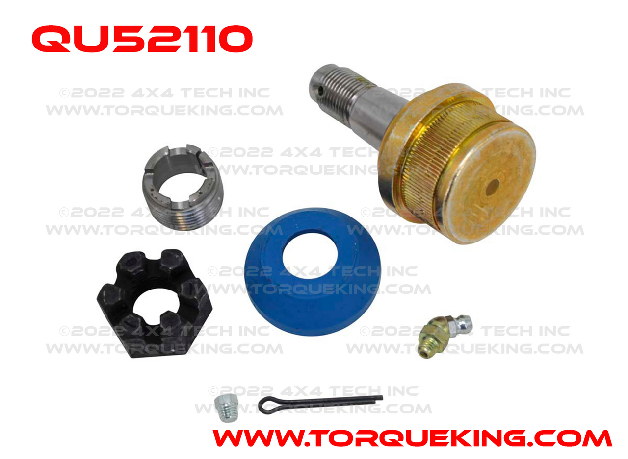 QU52110 Greasable Upper Ball Joint for Dana 30, Dana 44, GM 10 Bolt Axles Torque King 4x4