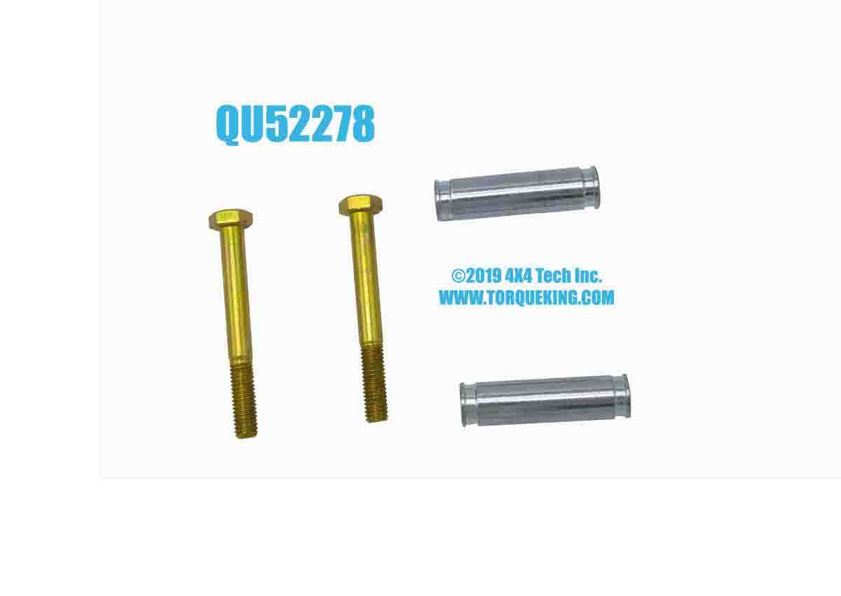 QU52278 Front Disc Brake Caliper Bolt & Sleeve Kit 1995-1997 F250, F350 Torque King 4x4