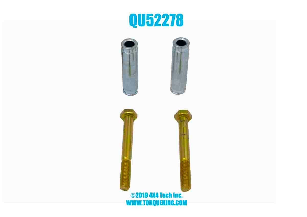 QU52278 Front Disc Brake Caliper Bolt & Sleeve Kit 1995-1997 F250, F350 Torque King 4x4