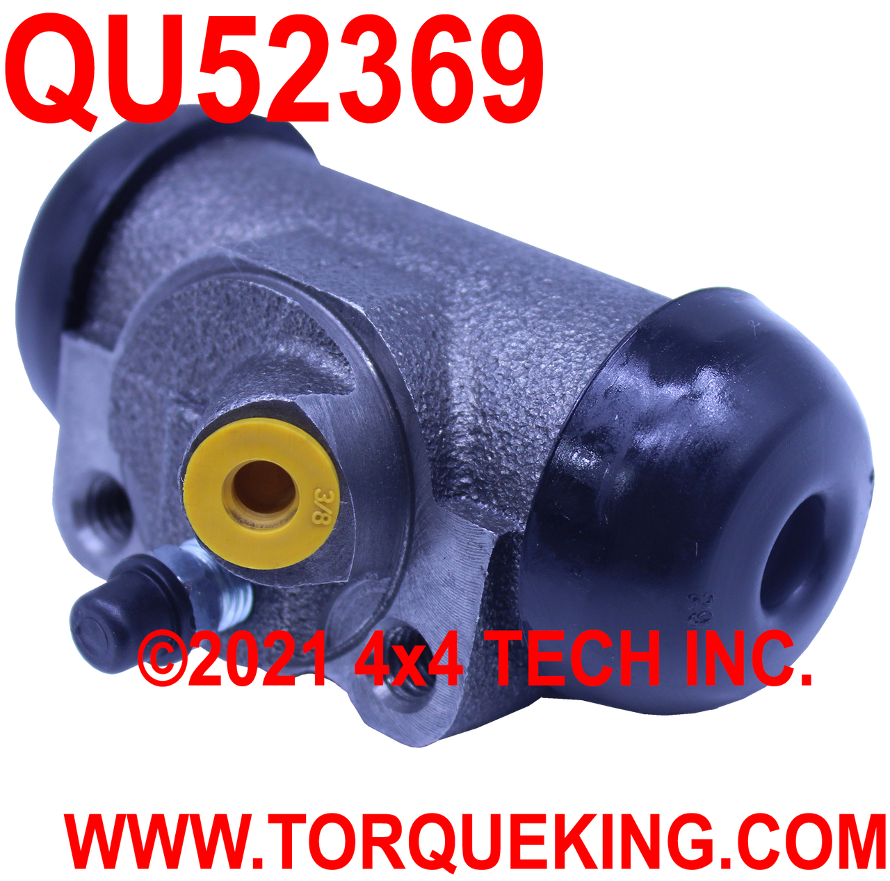 QU52369 1-1/8" Left Drum Brake Wheel Cylinder Torque King 4x4