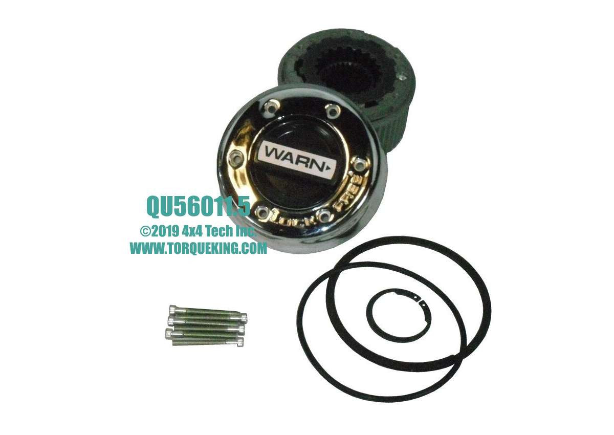 QU56011.5 WarnÂ® Dana 50 and Dana 60 Internal Spline Mount Hub Lock Torque King 4x4