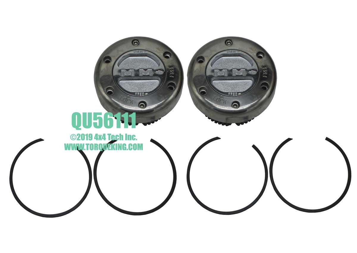 QU56111 Mile Marker 449SS 30 Spline Stainless Locking Hub Set