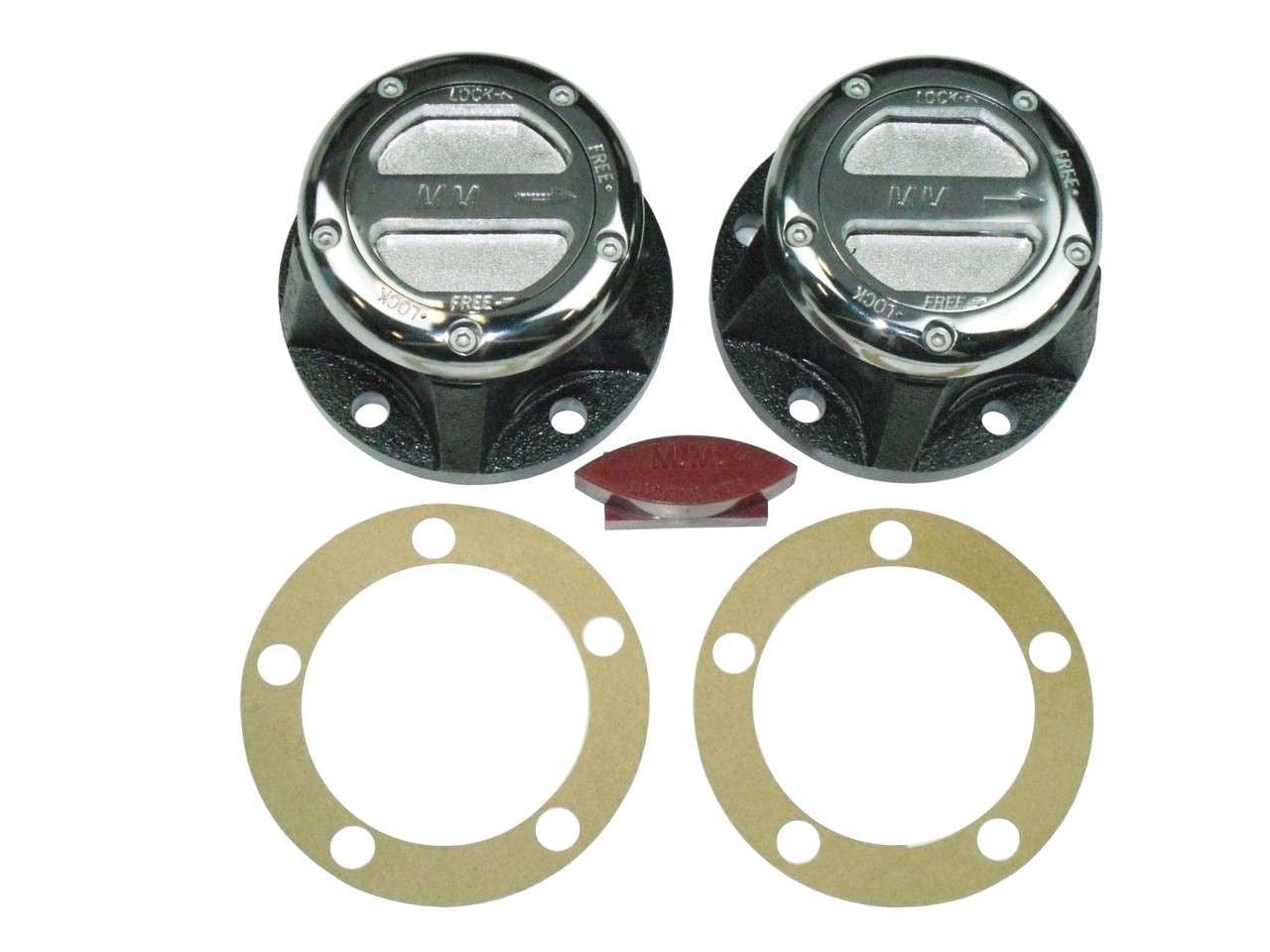QU56115 Jeep 5 Bolt Hub Set for 1981-1986 CJ with 27 Spline Torque King 4x4