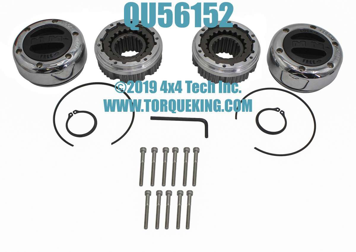 QU56152 Mile MarkerÂ® Dana 44 Plastic Dial Hub Set Torque King 4x4