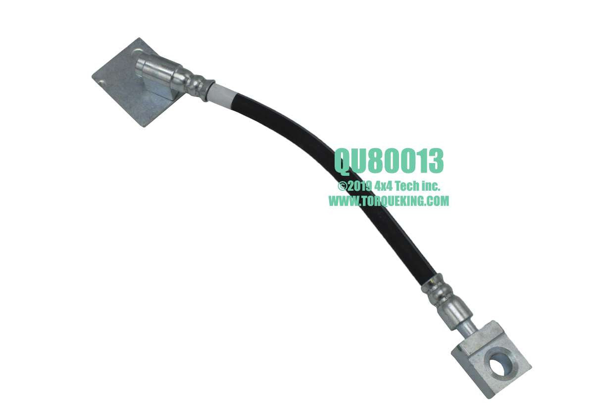 QU80013 Right Side Brake Hose for 1978.5-1993 Dodge Dana 60 Front Axle Torque King 4x4