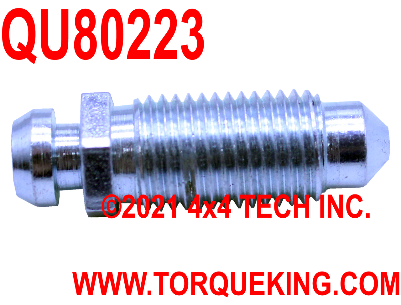 QU80223 3/8x24 Front Brake Caliper Bleeder Screw Torque King 4x4