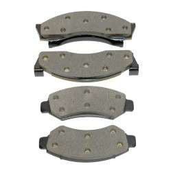 QU80277 Premium Front Disc Brake Pads for Scout II & 1976-1978 Jeep CJ Front Axles Torque King 4x4