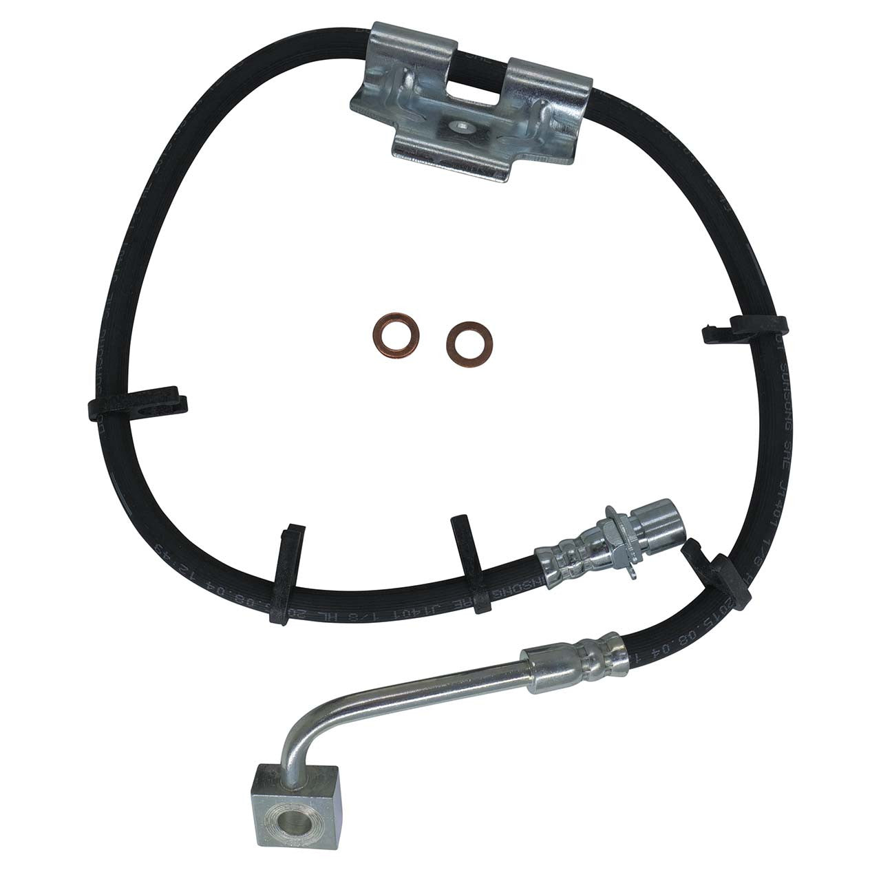 QU80302 Right Front Brake Hose for most 2003-2012 Ram