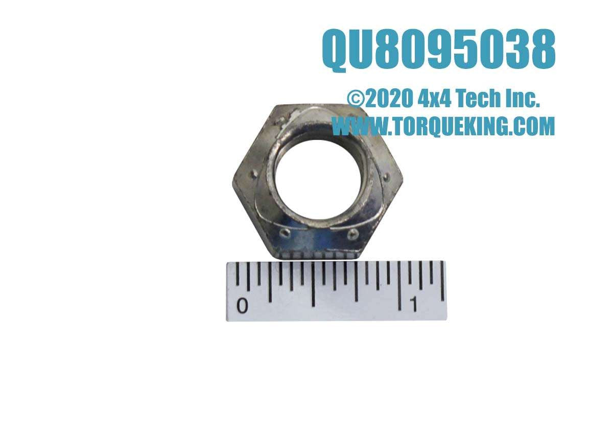 QU8095038 9/16 - 18 UNF Grade 8 Class C Fine Thread Lock Nut Torque King 4x4