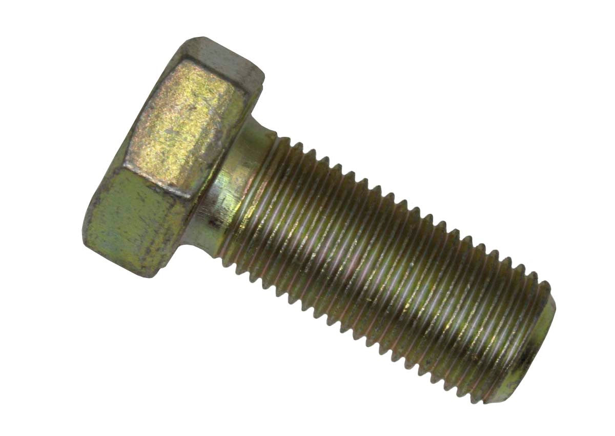 60pc Grade 8 Hex Head Bolts – 1/2-20 X 1-1/4, Fine Thread, Yellow Zinc, USA Made - View #2