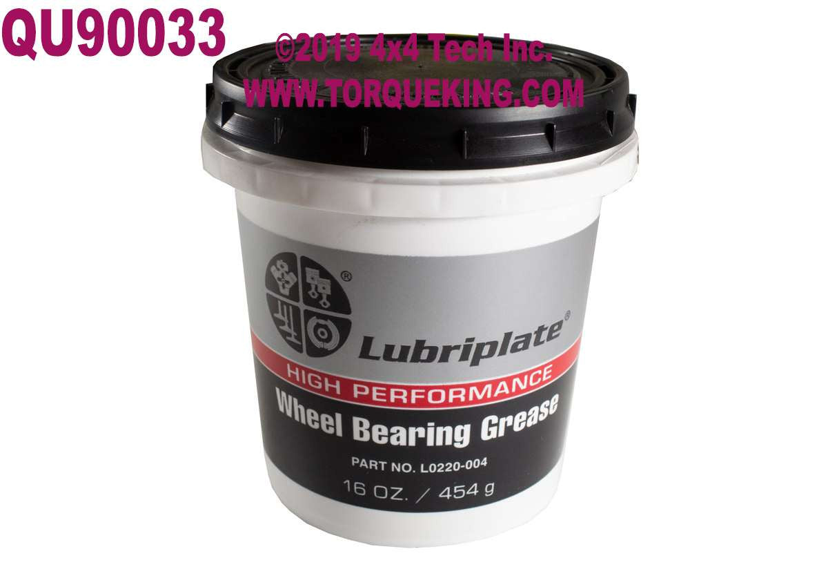 QU90033 Lubriplate High Performance Wheel Bearing Grease 16 oz. Torque King 4x4