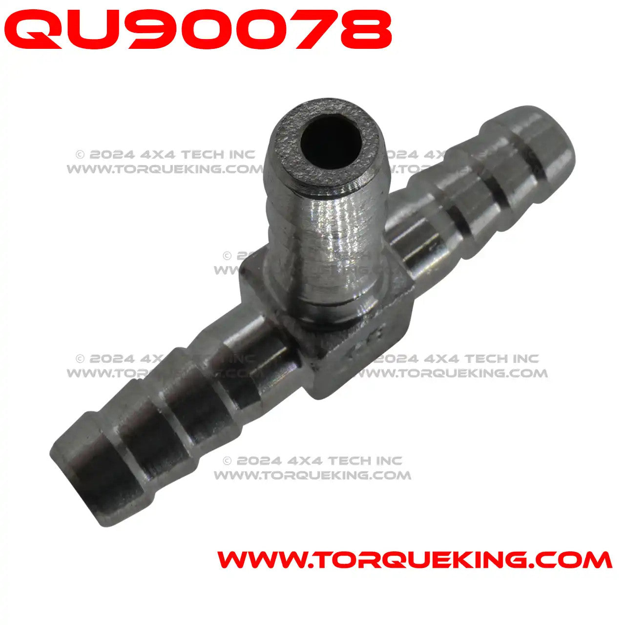 QU90078 Stainless 5/16" Tee Fitting