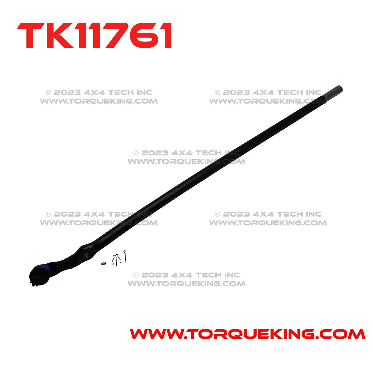 TK11761 Right Tie Rod End with 1-1/8" LH Thread for 1998-1999 Dodge Dana 60 CAD Torque King 4x4