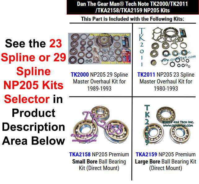 TK2000 TK2011 TKA2158 TKA2159 NP205 Kits Selector Torque King 4x4