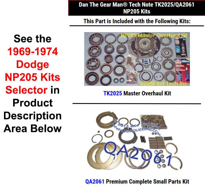 TK2025/QA2061 NP205 Kits Torque King 4x4