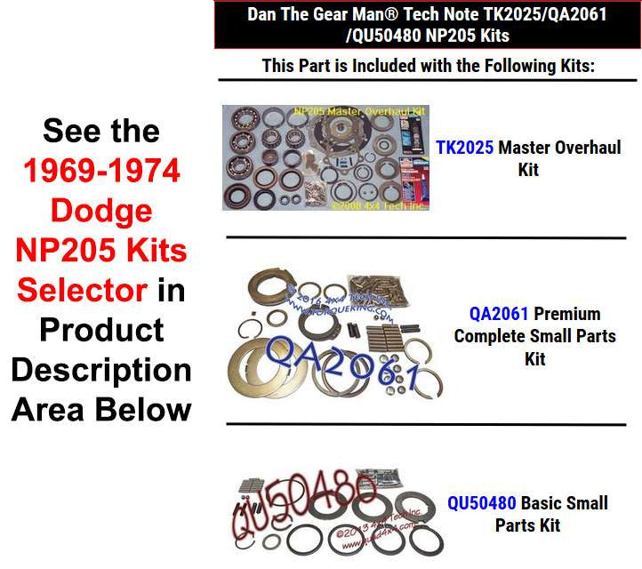 TK2025 QA2061 QU50480 NP205 Kits Selector Torque King 4x4