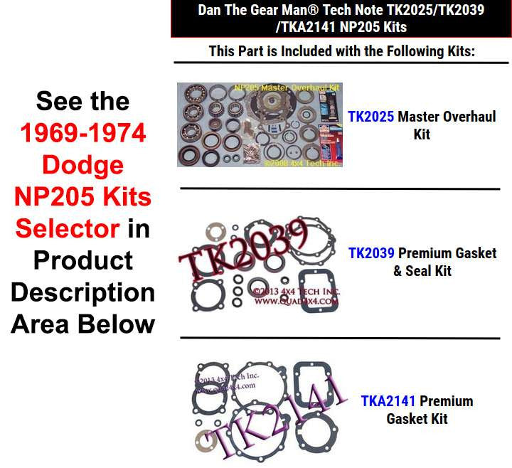 TK2025 TK2039 TKA2141 NP205 Kits Selector Torque King 4x4