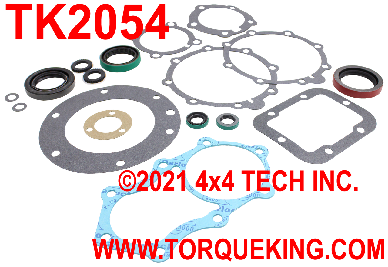 TK2054 Premium Dodge 29 Spline NP205 Transfer Case Gasket & Seal Kit Torque King 4x4