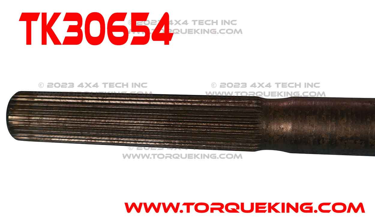 TK30654 Rear Axle Shaft, 11.5" DRW Axle 2020-up GM 3500HD Gas Chassis-Cab Torque King 4x4