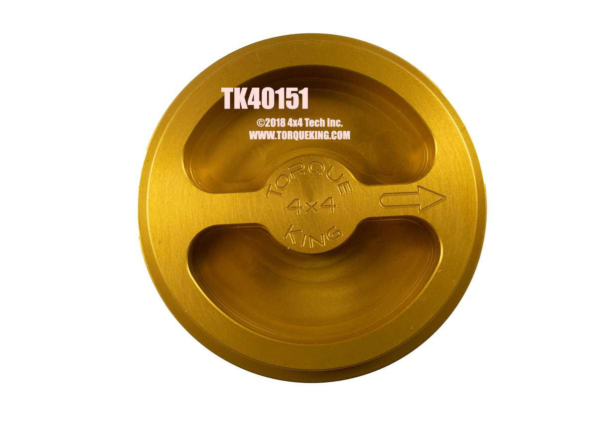 TK40151 Gold Torque KingÂ® HD Anodized Aluminum Replacement Hub Dial Torque King 4x4