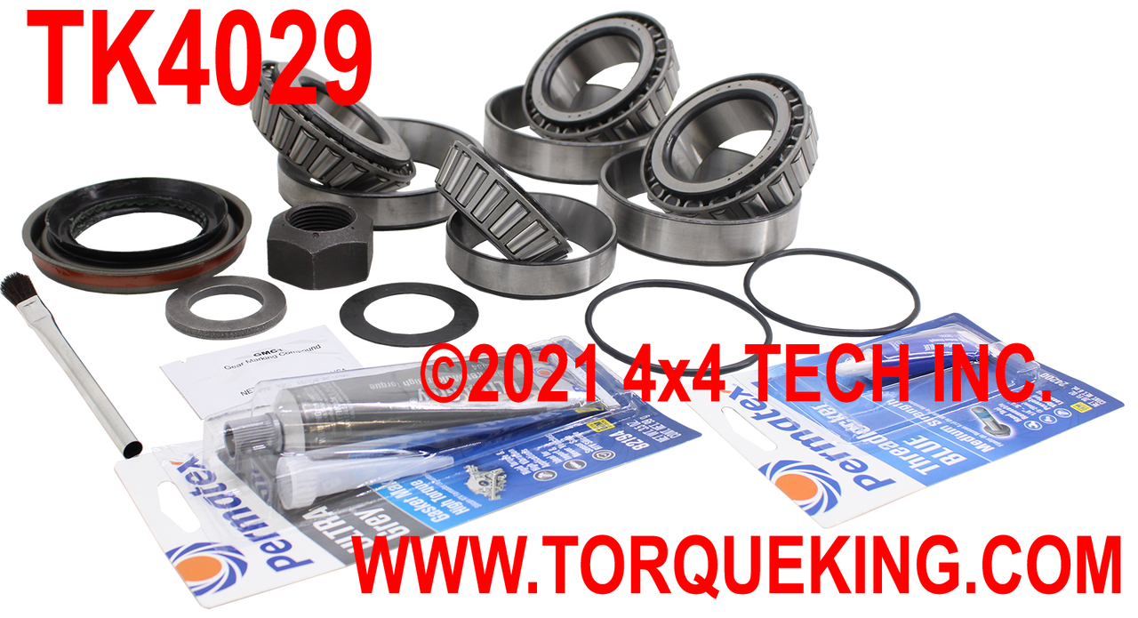 TK4029 Rear Dana 80 Diff Bearing and Seal Kit for 2001-2010 F350, F450 DRW Torque King 4x4