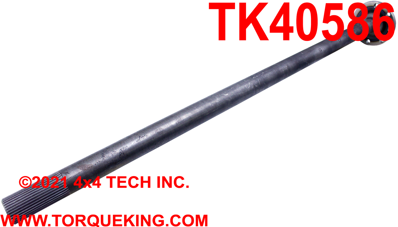 TK40586 Dana 70 1.5" x 35 Spline Rear Axle Shaft for Dodge W300, W350 DRW Cab & Chassis Torque King 4x4