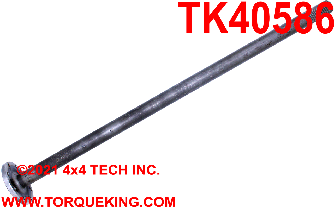 TK40586 Dana 70 1.5" x 35 Spline Rear Axle Shaft for Dodge W300, W350 DRW Cab & Chassis Torque King 4x4