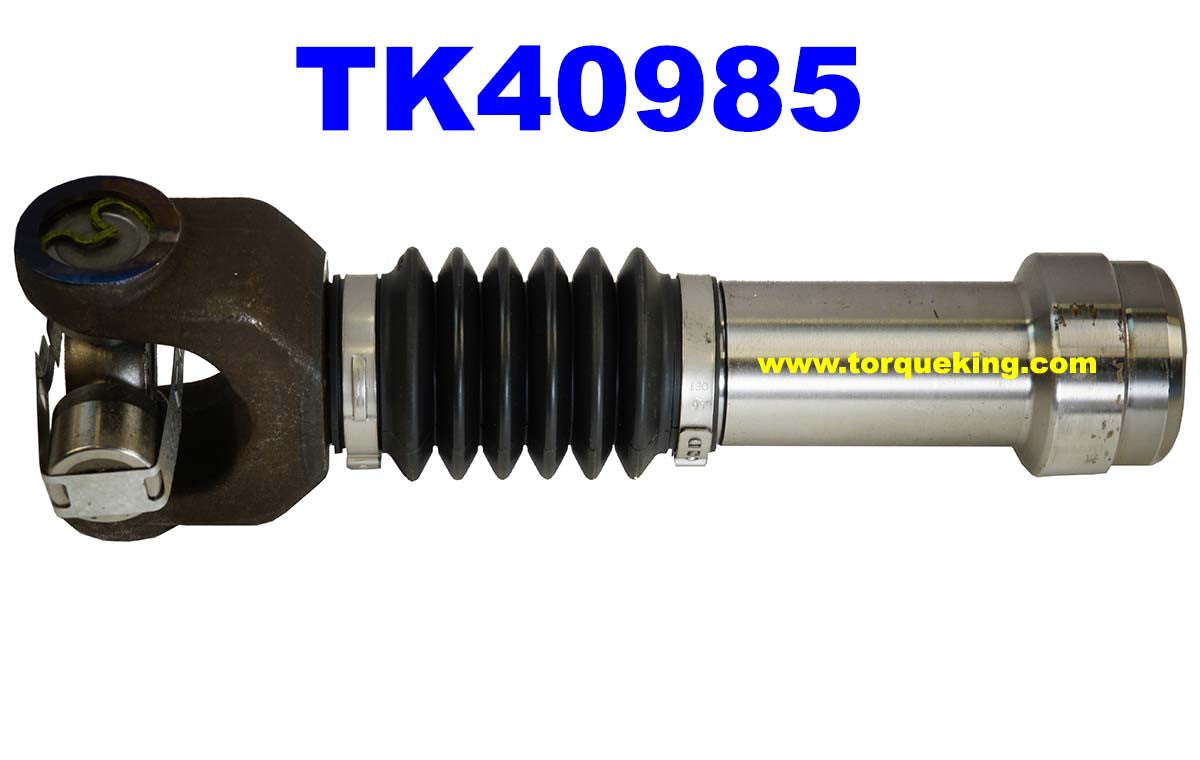 TK40985 Front Driveshaft Slip Joint Assembly with Boot and U-Joint