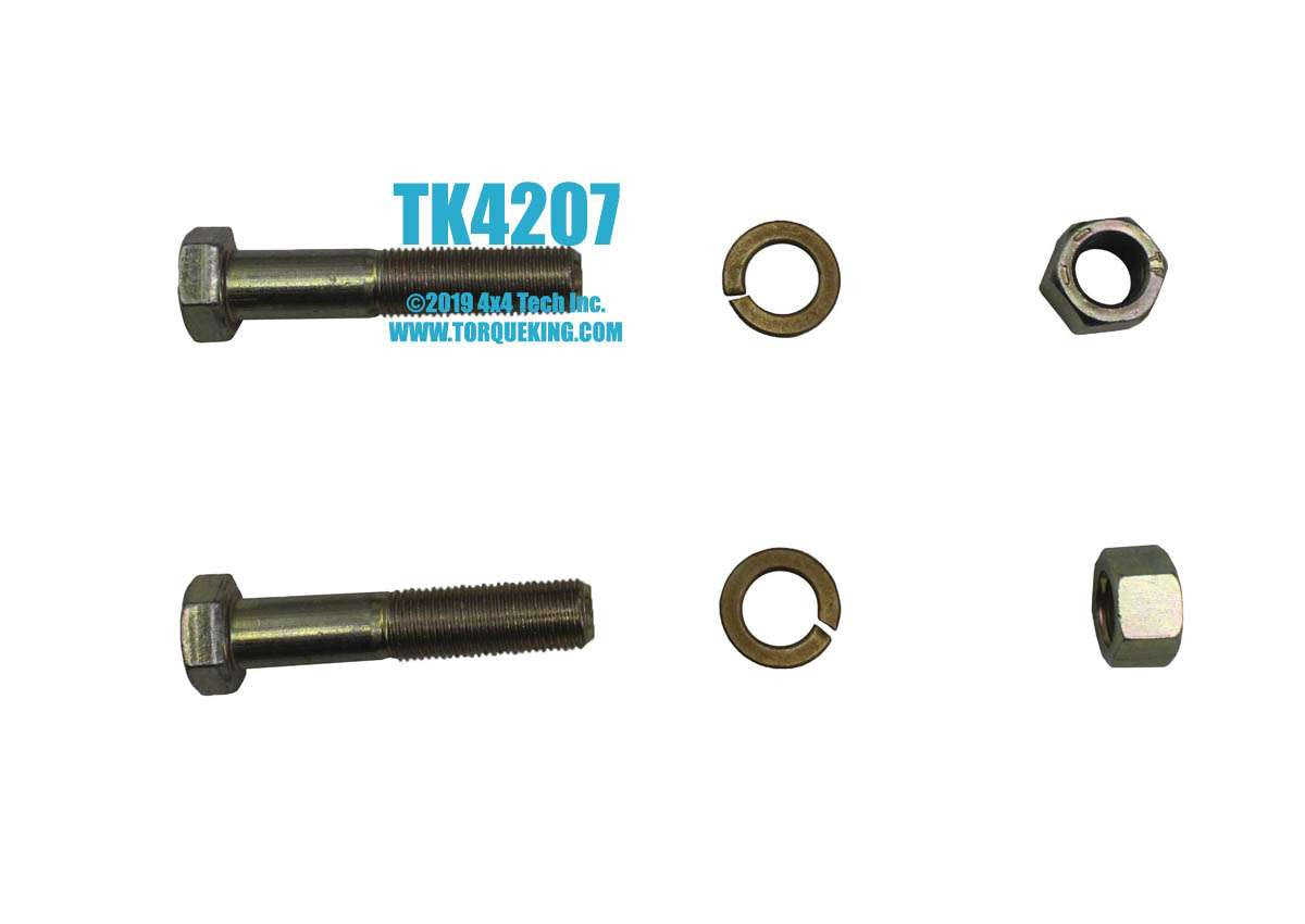 TK4207 Grade 8 Tie Rod Clamp Lock Bolt Kit for 1976-1993 Dodge Dana 60 Torque King 4x4