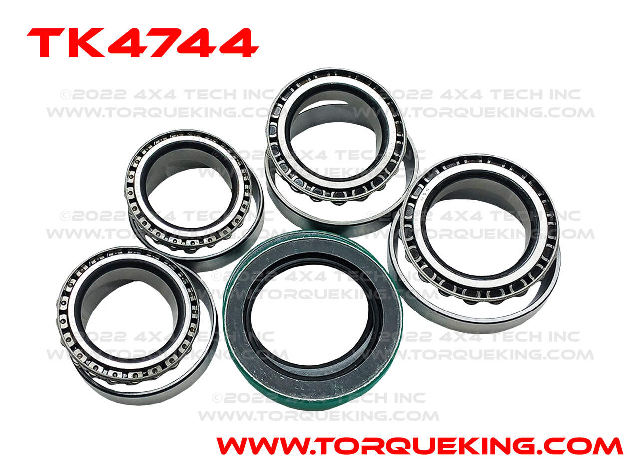 TK4744 1977-1997 Dana 50 or Dana 60 Front Wheel Bearing and Seal Kit Torque King 4x4