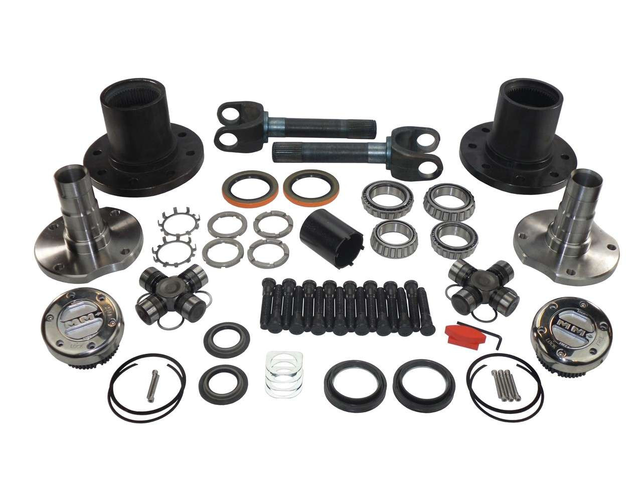 TK4955 94-99 Master Free-Spin Kit with Mile MarkerÂ® Lock Out Hubs & Install Tools Torque King 4x4