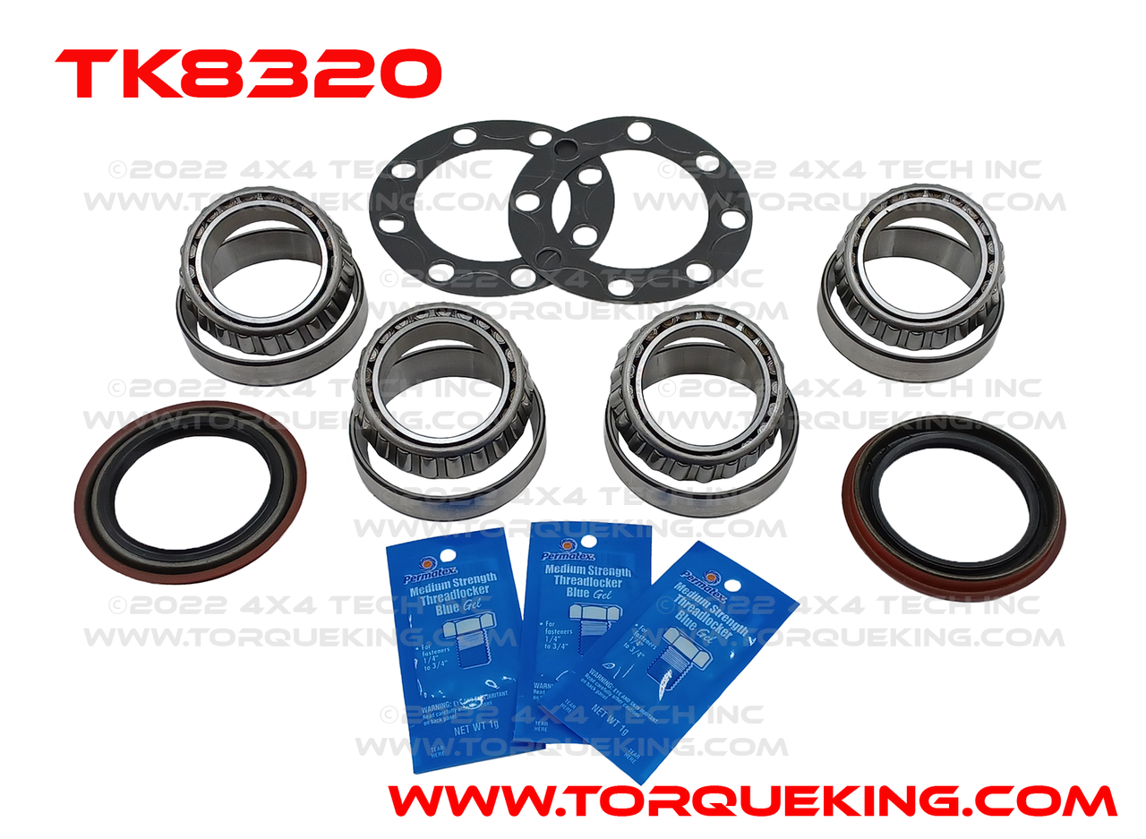 TK8320 Rear Wheel Bearing & Seal Kit for 77-93 D/W250, 69.5-79 F250 Torque King 4x4