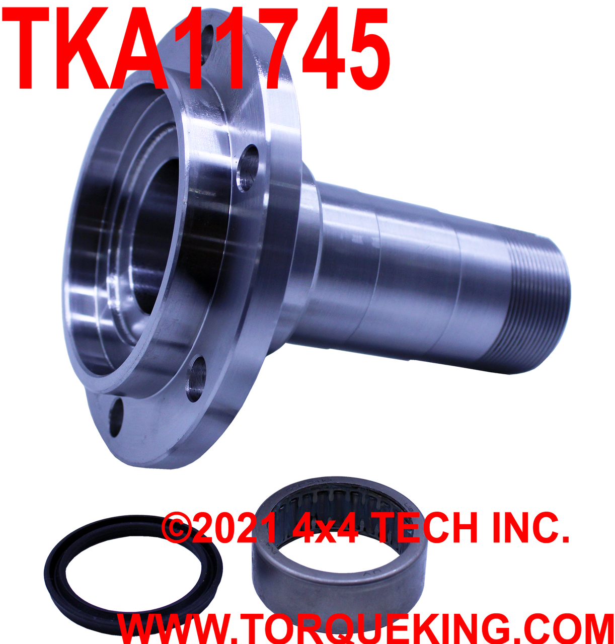 TKA11745 Dodge W200 Front Spindle for Dana 44 Open Knuckle Axles Torque King 4x4