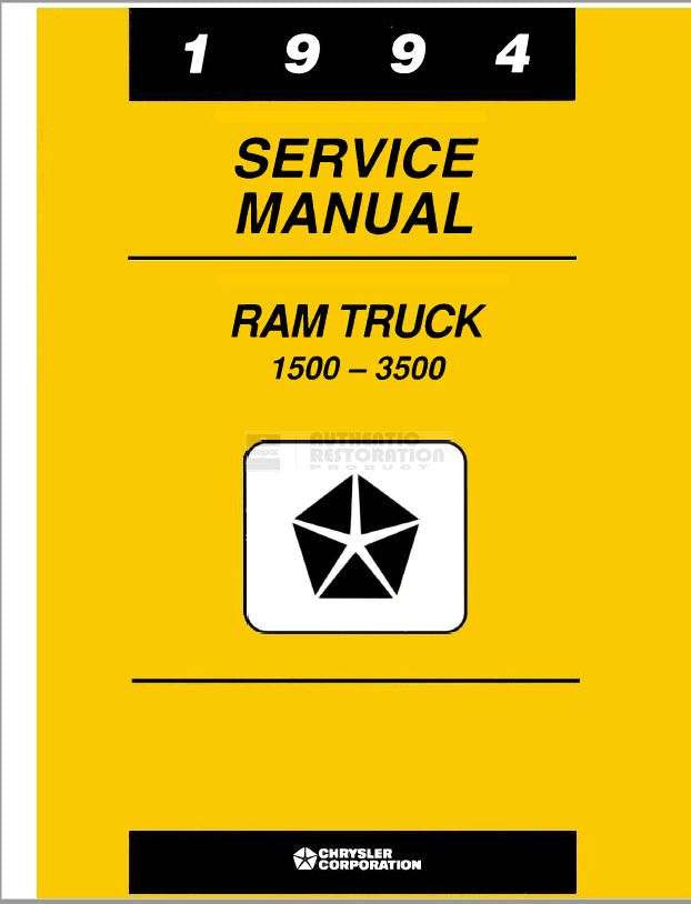 TMD94CD 1994 Complete Dodge Factory Service Manuals on CD Torque King 4x4