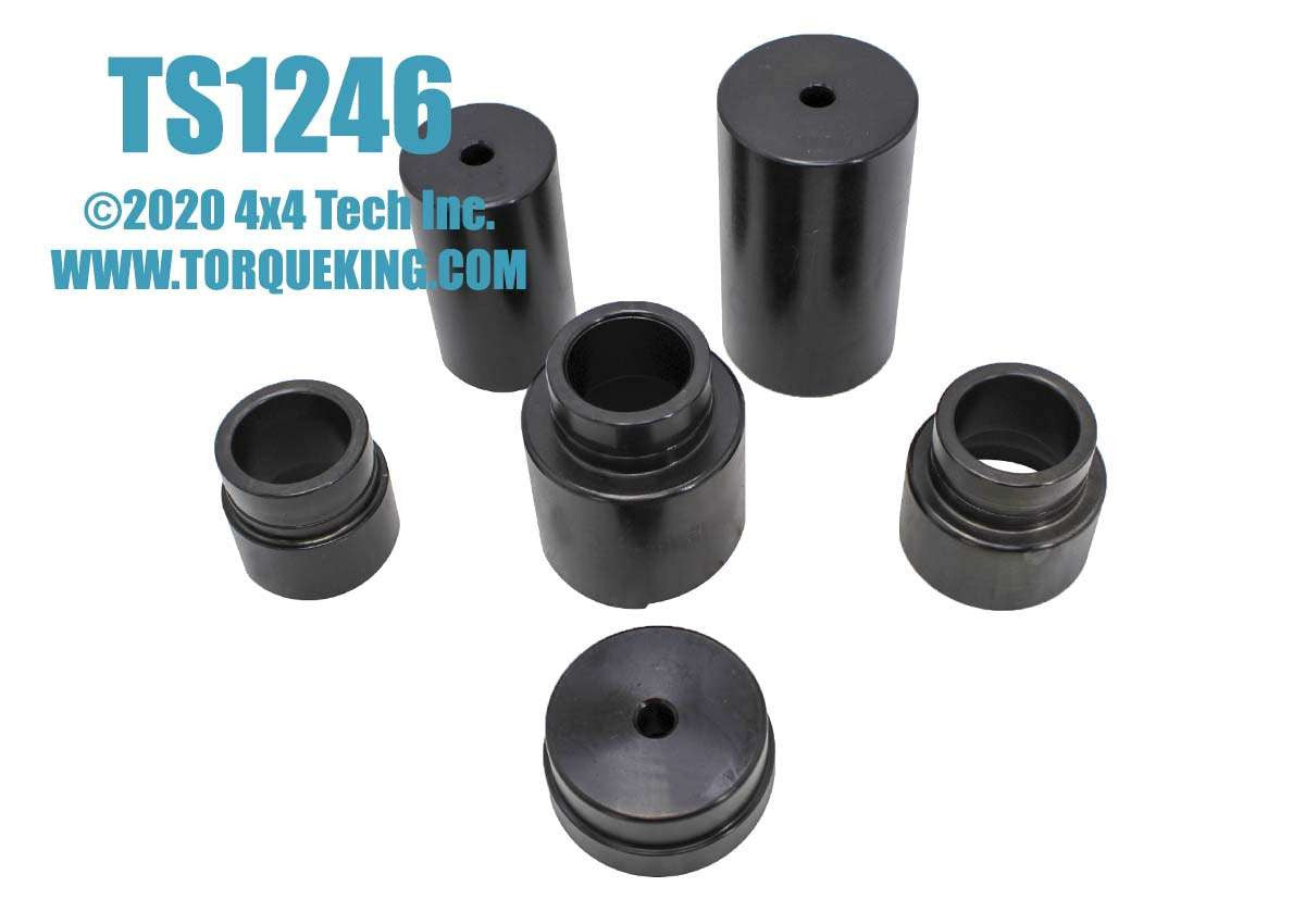 TS1246 6 Piece Ball Joint Press Adapter Set for 2005-2009 Ford F450, F550 Torque King 4x4