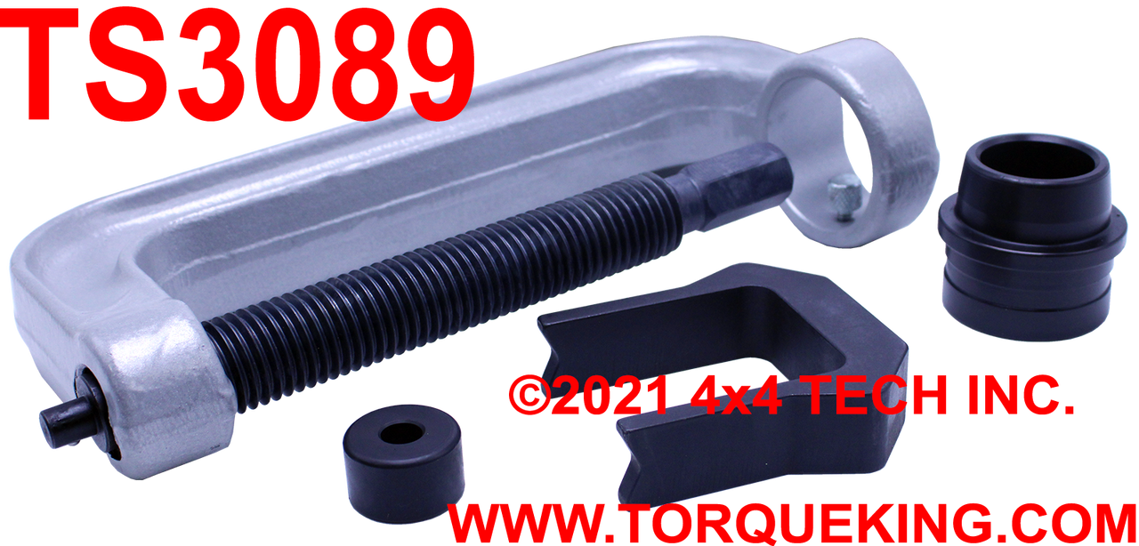 TS3089 4 Piece Large Cap Driveshaft Press Tool Set Torque King 4x4