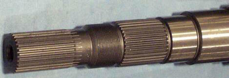 Full Spline Shaft with Light Press Fit Splines